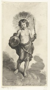 Küre ve asa ile İsa çocuk by Pieter de Bailliu (I) (possibly)