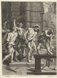 Askerler tarafından Flagella paratus toplamı Ego in flagella paratus toplamı (nesne üzerindeki başlık) by Pieter de Bailliu (I)