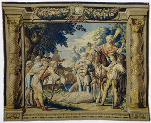 Artemis'e Adanmış Bir Geyiğin Ölümü Iphigenia ve Orestes'in Tarihi (dizi başlığı) by Pieter de Cracht