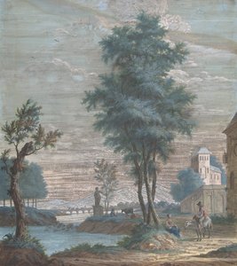 İtalyan Manzarası, 1769. by Pieter de Groot