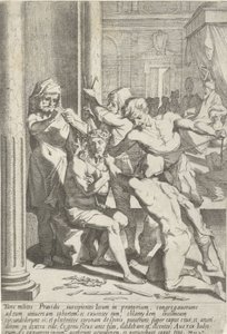 Doornenkroning van Christ Passie van Christ (dizi adı) Tutku ve Diriliş (dizi adı) by Pieter de Jode (I)