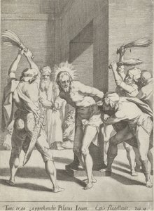 Geseling minibüsü Passie van Christ (dizi adı) Tutku ve Diriliş (dizi adı) by Pieter de Jode (I)