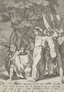 Gevangenneming van Christ Passie van Christ (dizi başlığı) Tutku ve Diriliş (dizi başlığı) by Pieter de Jode (I)