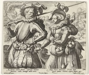 Choleric Mizaç Cholericvs (nesne üzerindeki başlık) Dört mizaç (dizi başlığı)