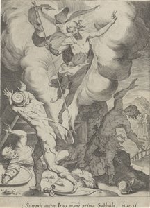 Karşı duran minibüs Passie van Christ (dizi adı) Tutku ve Diriliş (dizi adı) by Pieter de Jode (I)