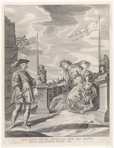 Ferdinand, şehrin anahtarlarını Ghent şehrinin bakirinden alır. Kardinal-Bebek
