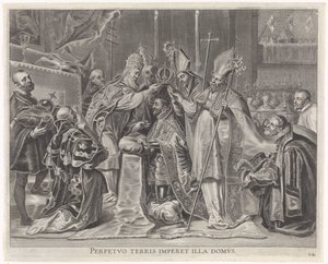 Charles V, Papa tarafından imparator olarak taç giydi Kardinal-Bebek