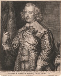 Avusturya Prensi Ferdinand, Belçikalıların SRE Kardinali, Burgonya Valisi vb. by Pieter de Jode