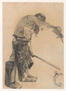 Çelik fabrikasında çalışan by Pieter de Josselin