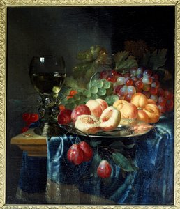 Meyveler ve şarap. Pieter De Ring (1615-1660) Ec. Bekle.