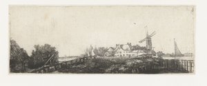 ahşap köprü by Pieter de With (attributed to)