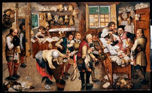 Ondalık Ödeyen Köylüler by Pieter Brueghel the Younger
