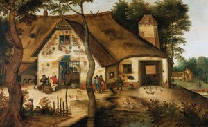 Auberge Saint Michel by Pieter Brueghel the Younger