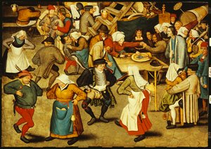 Kapalı Düğün Dansı by Pieter Brueghel the Younger