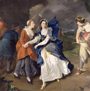 Bayan Cibber (1714-66) Cordelia olarak