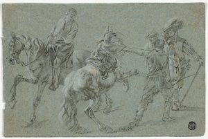 Binicilik okulu by Pieter van Laer