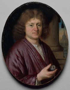 Saat Tutan Bir Adamın Portresi, c. 1665-70 (ahşap üzerine yağlıboya)