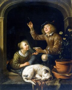 Sabun köpüğü. Pieter Cornélisz van Slingelandt