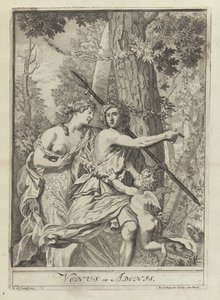 Venus ve Adonis ile seri çizim örneklerinden 11 yazdırın