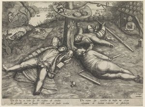 tembellik by Pieter van der Heyden (attributed to)