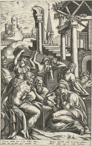Çobanların hayranlığı by Pieter van der Heyden