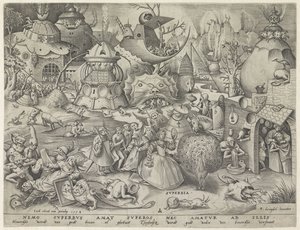Gurur Superbia (nesne üzerindeki başlık) Yedi Ölümcül Günah (dizi başlığı) by Pieter van der Heyden