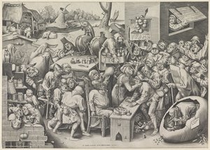 Taşçı veya Mallegem cadısı by Pieter van der Heyden