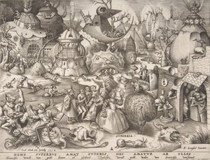 The Seven Deadly Sins serisinden Gurur Superbia, 1558.