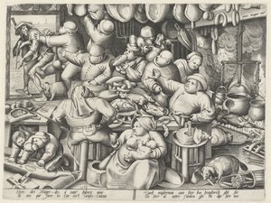 yağlı mutfak Yalın mutfak ve yağlı mutfak (dizi adı) by Pieter van der Heyden