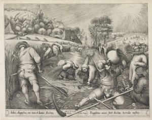 Yaz Aestas (nesne üzerindeki başlık) Dört Mevsim (dizi adı) by Pieter van der Heyden