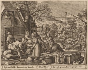 Sonbahar by Pieter van der Heyden after Hans Bol