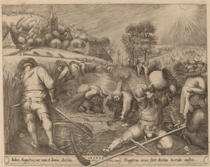 Yaz by Pieter van der Heyden after Pieter Bruegel the Elder