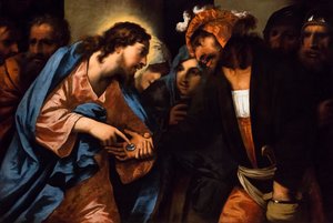 Haraç ödemesi, yaklaşık 1650/60 (Tuval üzerine yağlıboya) by Pietro (1605-78) Della Vecchia