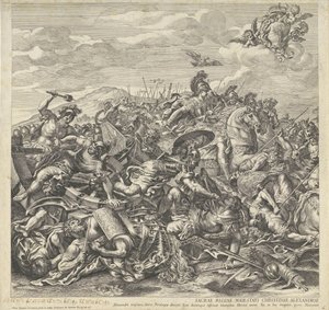 Arbella Savaşı (sol kısım) by Pietro Aquila