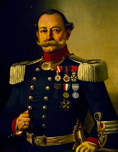 İtalyan Albay Portresi (tuval üzerine yağlı boya) by Pietro Baldini