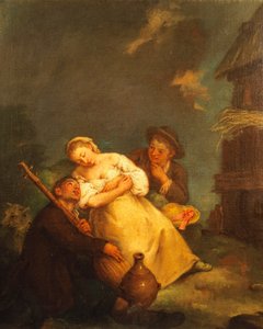 Köylü sahnesi, Pietro Longhi (1701-1785) by Pietro Longhi