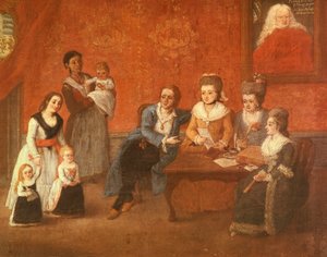 Michiel ailesi, c.1780 (tuval üzerine yağlı boya) by Pietro Longhi