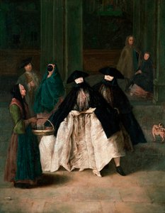 Parfüm Satıcısı, c.1756 (tuval üzerine yağlı boya) by Pietro Longhi