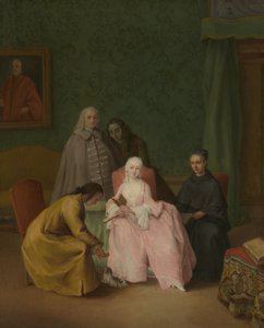 Ziyaret, 1746 by Pietro Longhi