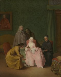 Ziyaret, 1746. by Pietro Longhi