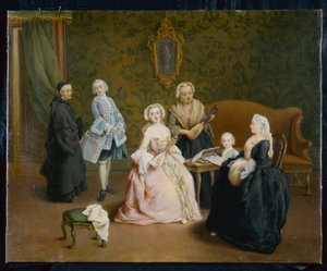 aile konseri by Pietro Longhi