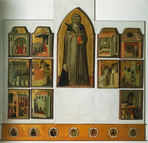 Pietro Lorenzetti (yaklaşık 1280-1348), panelde tempera ve altın by Pietro Lorenzetti