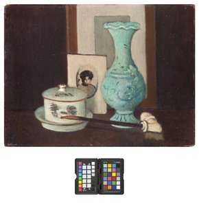 Borulu natürmort, 1926-28