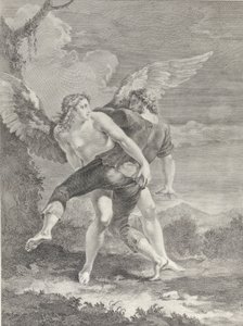 Yakup melekle güreşiyor, 1730-39.