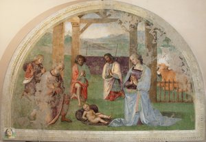 Çobanların Hayranlığı by Pietro Perugino
