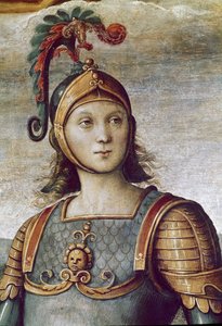 Horatius Cocles, Güç ve Denge detayı (Fresco by Pietro Perugino