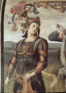 Lucius Quinctius, Güç ve Denge detayı (Fresco by Pietro Perugino