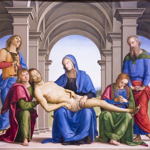 Meryemana resmi' by Pietro Perugino