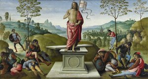 Diriliş, 1496-1500 by Pietro Perugino