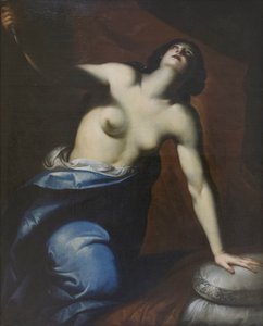 Lucrezia, 1650-75 civarı (tuval üzerine yağlıboya) by Pietro Ricchi